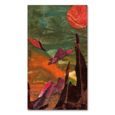 Sci-Fi "Fire Birds" alien life forms in flight  Magnet