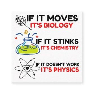 Science BIOLOGY CHEMISTRY PHYSICS Square
