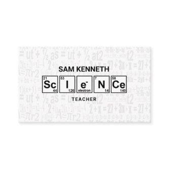 Science Chemistry Elements Math Formula Grunge