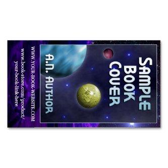 Science-Fiction Author Promotion with Book Cover Magnetic