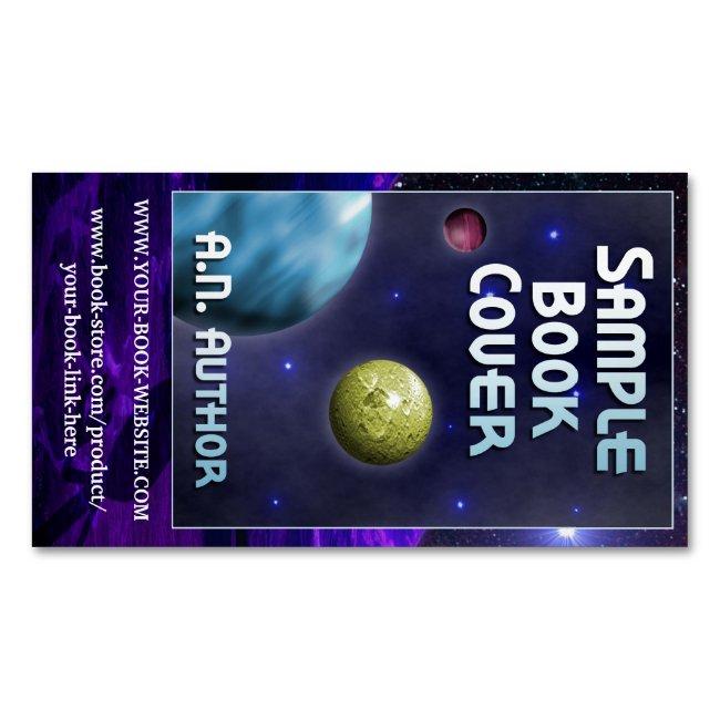 Science-Fiction Author Promotion with Book Cover Magnetic