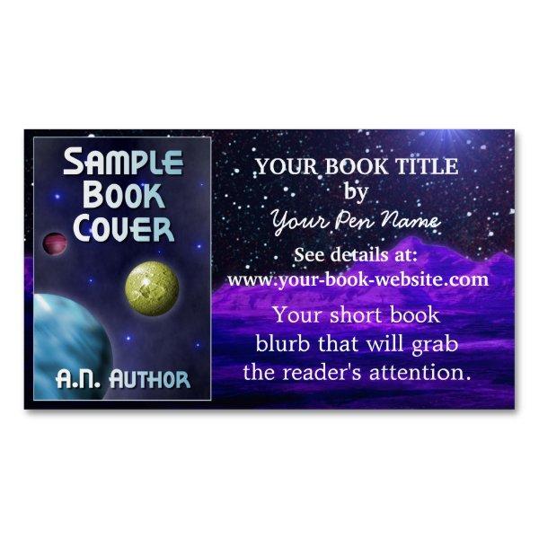 Science-Fiction Writer Author Book Promotion Space Magnetic