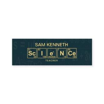 Science Periodic Table Math Formula Grunge Mini