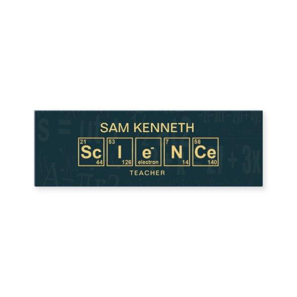 Science Periodic Table Math Formula Grunge Mini