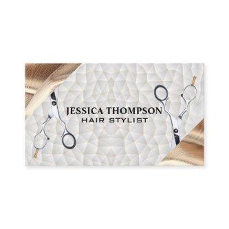 Scissors | Gold Foil Ribbon | Geometric Pattern