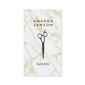 Scissors | White Gold Marble