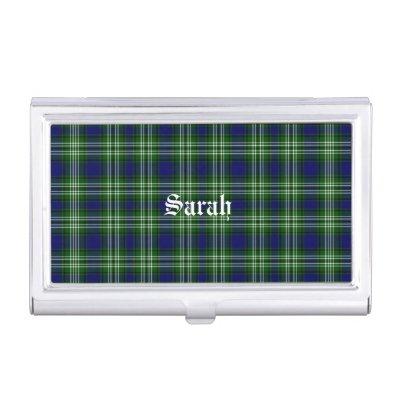 Scotland Tweedside District Tartan Personalized  Case