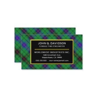 Scottish Clan Davidson Tartan Plaid