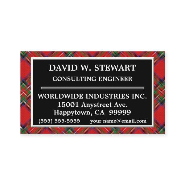 Scottish Clan Stewart Tartan Plaid