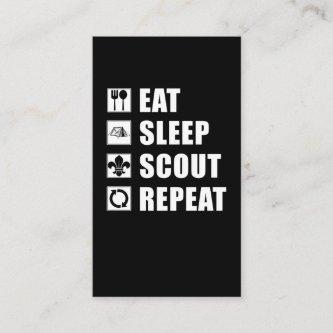 Scout Eat Camping Scouting Repeat Adventure