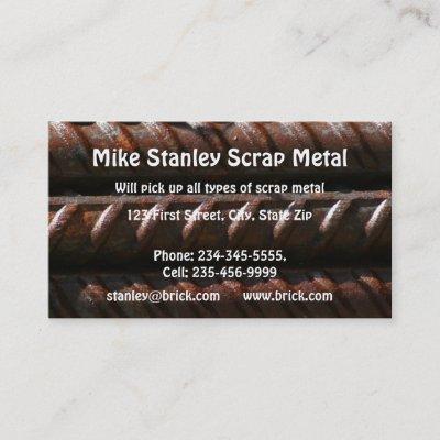 Scrap Metal Recycle collection  Custom Business