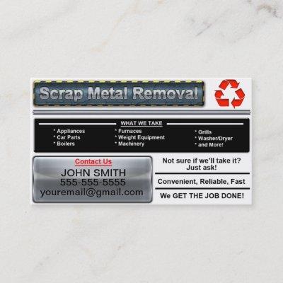 Scrap Metal Removal  - White Version