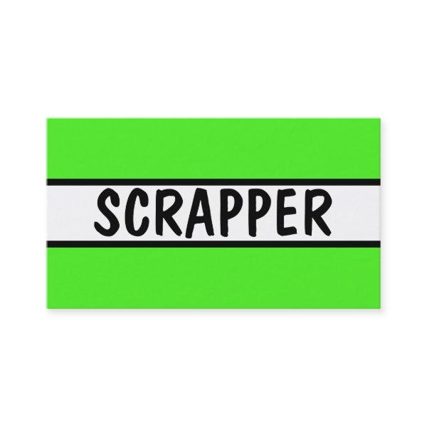 Scrapper Neon Green