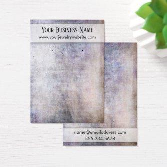 Scratched Brown Purple Earring Holder Display Card