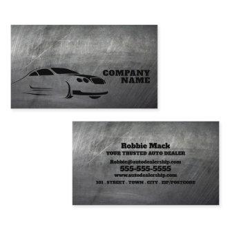 Scratched Metal Effect, Auto Dealer
