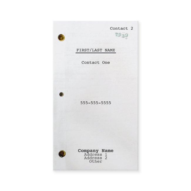 Screenplay