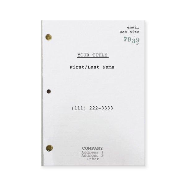 Screenplay IIc