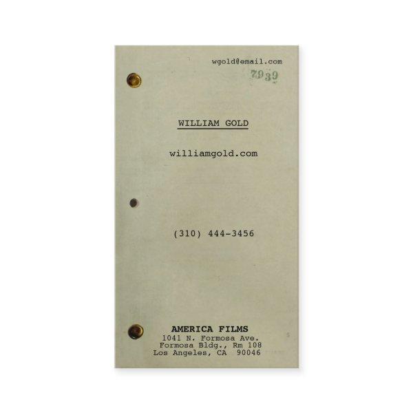 Screenplay Vintage ii
