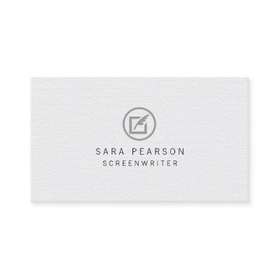 Screenwriter Paper Quill Icon Publishing