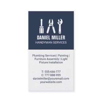 Screwdriver Wire Cutter Spanner Handyman Vertical
