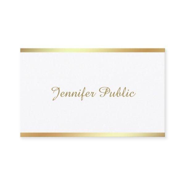 Script Golden Calligraphy Elegant Smart Modern