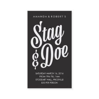 Scripty Stag & Doe Ticket