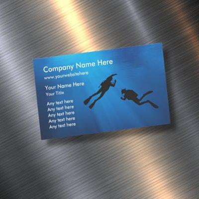 Scuba Diving Theme  Magnet