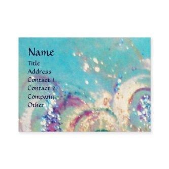 SEA DRAGON ,aqua blue,white, yellow pink purple