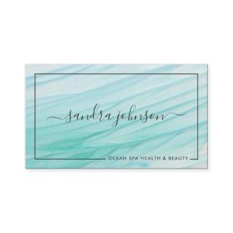 Sea Glass Tides | Ocean Blue Watercolor Business