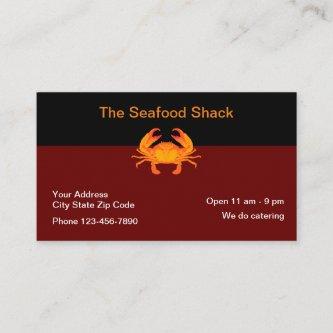 Seafood Restaurant Crab Theme