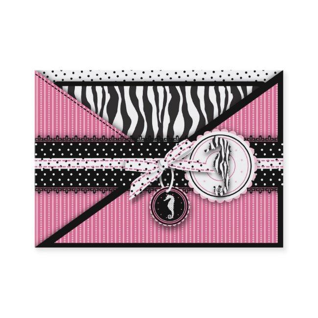 Seahorse Sensation Pink Reminder Card