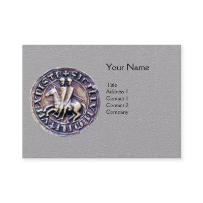 SEAL OF THE KNIGHTS TEMPLAR MONOGRAM Grey Paper