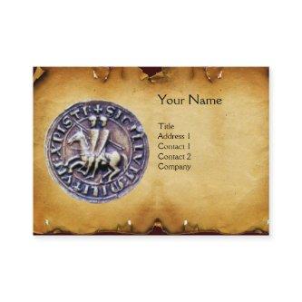 SEAL OF THE KNIGHTS TEMPLAR MONOGRAM parchment