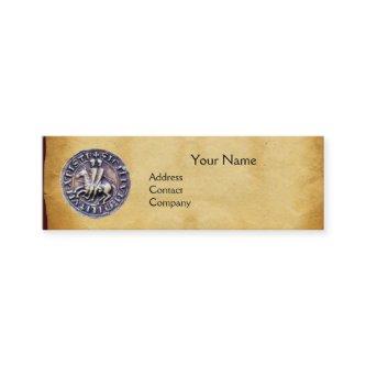 SEAL OF THE KNIGHTS TEMPLAR MONOGRAM parchment Mini