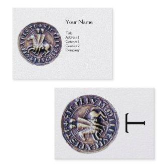 SEAL OF THE KNIGHTS TEMPLAR MONOGRAM White Pearl