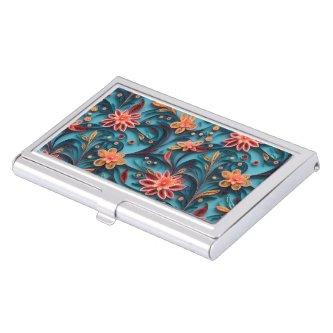 Seamless floral paper pattern  Holder