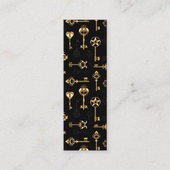 Seamless Pattern with Golden Keys Mini