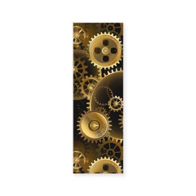 Seamless Steampunk Brass Gears Mini