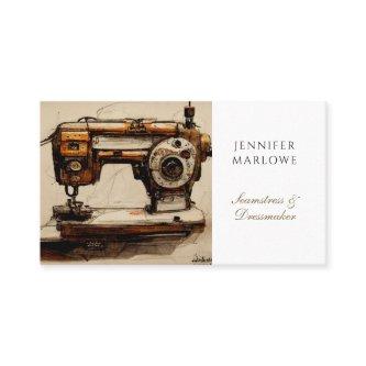 Seamstress Dressmaker Sewing Machine