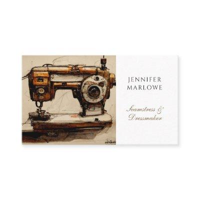 Seamstress Dressmaker Sewing Machine