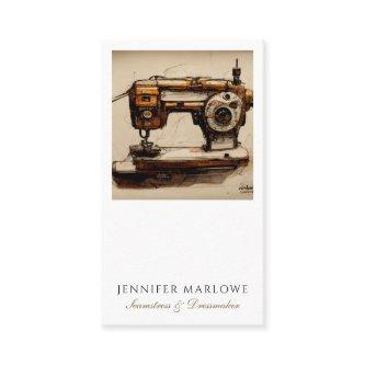 Seamstress Dressmaker Sewing Machine