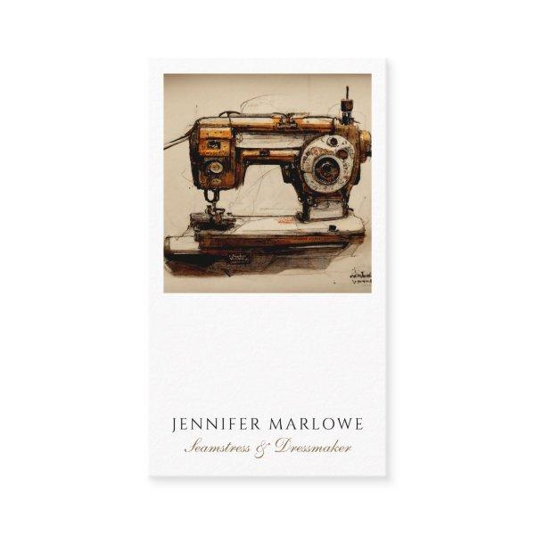Seamstress Dressmaker Sewing Machine
