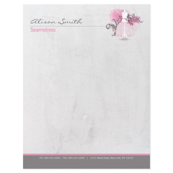 Seamstress Letterhead