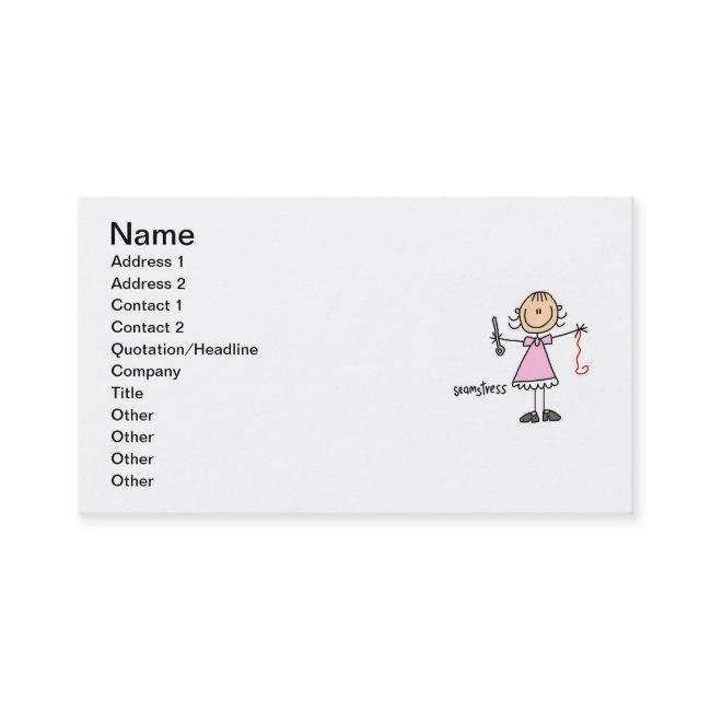 Seamstress Stick Figure