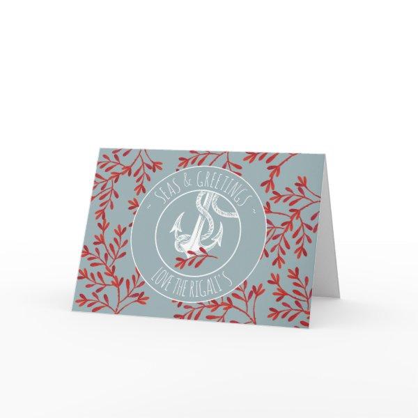 Seas and Greetings Holiday Card