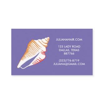 Seashell Beach Chic Elegant Purple