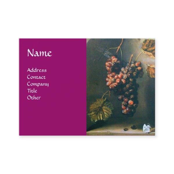 SEASON'S FRUITS,Hanged Red Grapes,Butterfly,Rustic