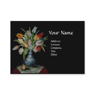SEASON'S FRUITS - TULIPS  MONOGRAM black and white