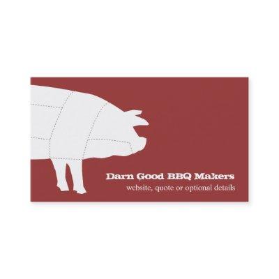 Sectioned BBQ Pig Red