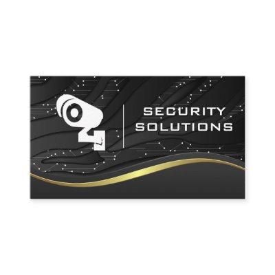 Security Camera Icon | Tech Background